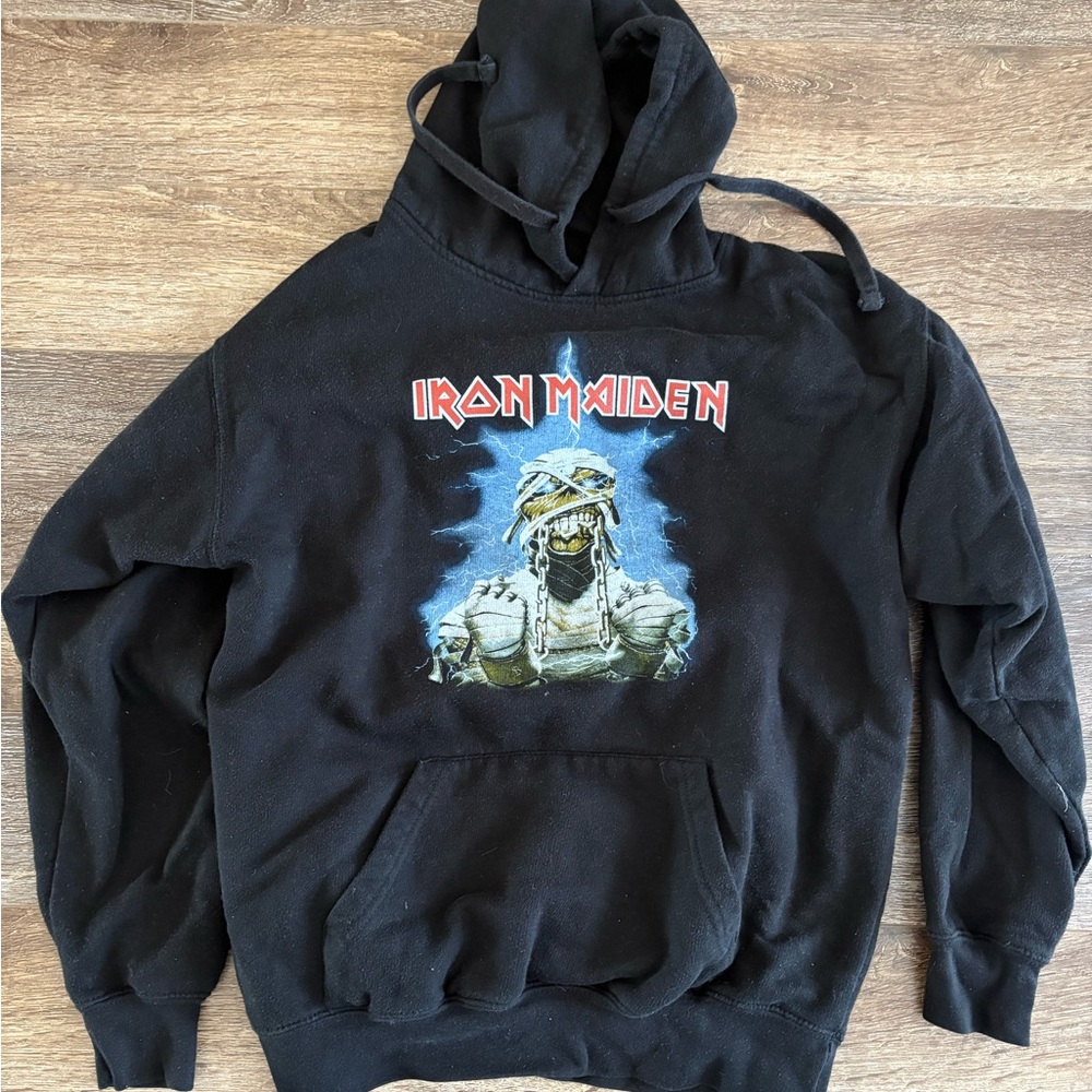 Iron Maiden Black Graphic Hoodie